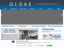 Tablet Screenshot of globemachine.com